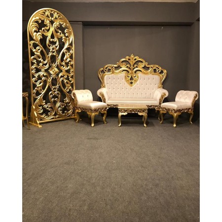 Ahşap Taht Büyük Dekor