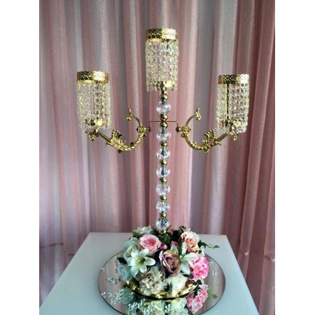 Üç Kollu Kokteyl Şamdan