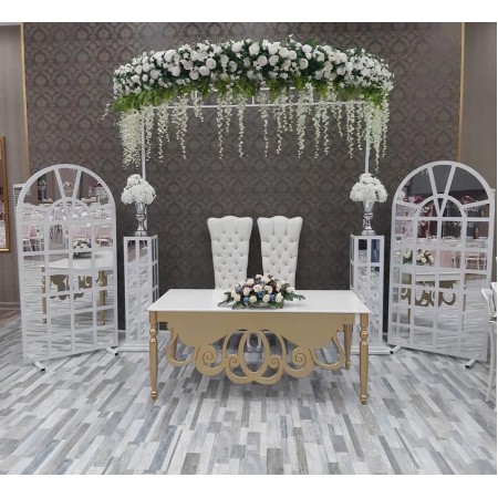 İşlemeli Gelin Damat Masası