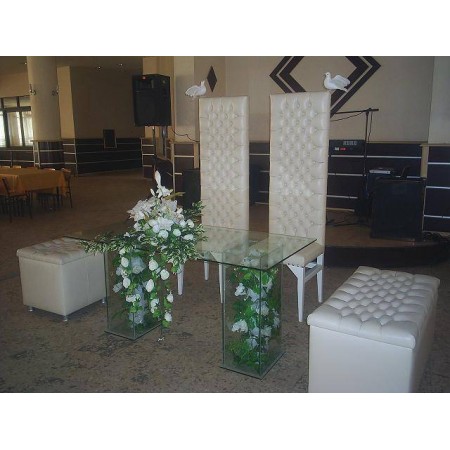 Cam Nikah Masası Çiçekli