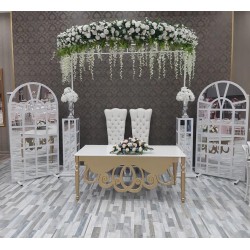 İşlemeli Gelin Damat Masası