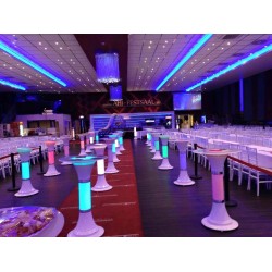 Ledli Kokteyl Masası