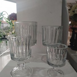 Ayaklı Düz Cam Mumluk