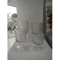 Ayaklı Kesme Cam Mumluk