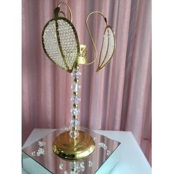 Kalpli Kristal Şamdan