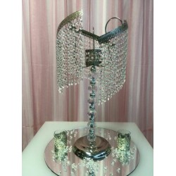 Melek Kanadı Kristal Şamdan