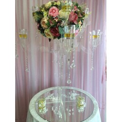 Çok Kollu Pleksi Şamdan